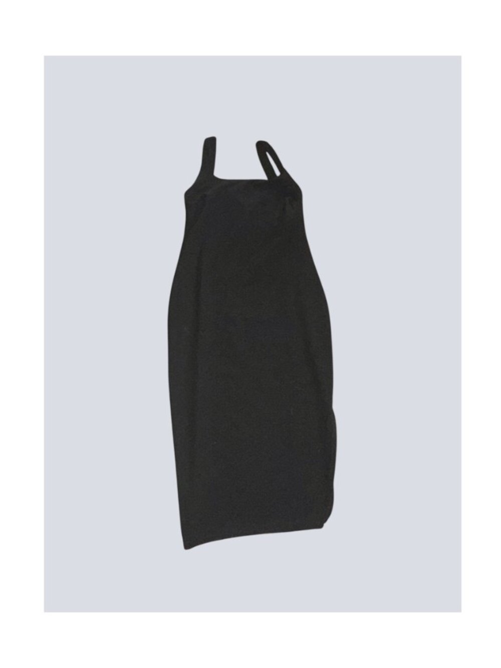 Beyond Yoga Black Ribbed Dress Bodycon Midi Size M